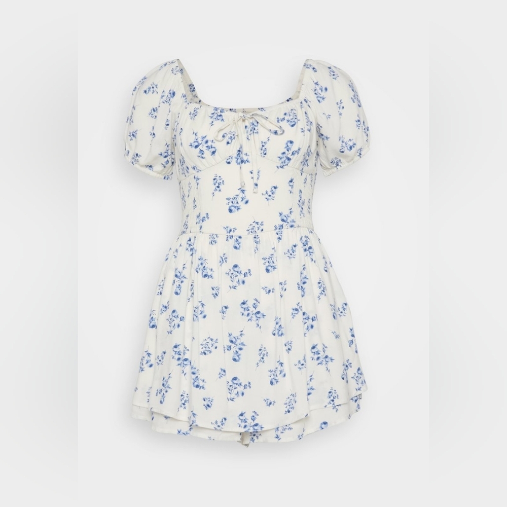 Hollister Sofia Double-Tier Romper S Petite